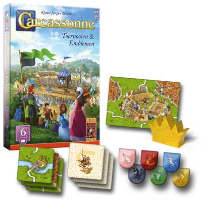Carcassonne uitbreiding Toernooien & emblemen