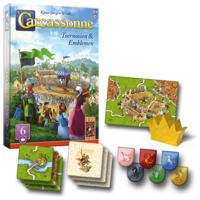 Carcassonne uitbreiding Toernooien & emblemen