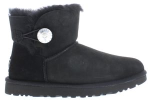 Ugg Mini bailey button bling 10165 blk black Zwart 