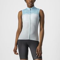 Castelli Velocissima mouwloos fietsshirt lichtblauw dames S