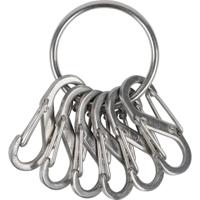 NITE Ize NI-KRGS-11-R3 KeyRing 6 S-Biner Sleutelring Zilver 1 stuk(s)