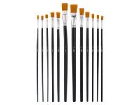 crelando Nylon kwasten (Plat, 12-delig)