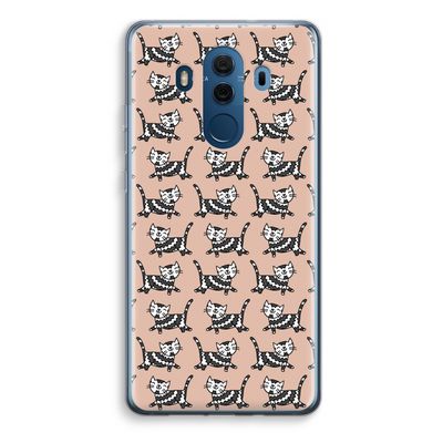Zwarte poes: Huawei Mate 10 Pro Transparant Hoesje