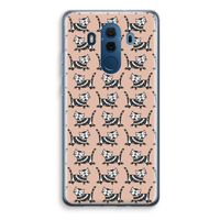 Zwarte poes: Huawei Mate 10 Pro Transparant Hoesje