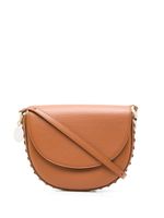 Stella McCartney sac porté épaule Frayme médium à rabat - Marron