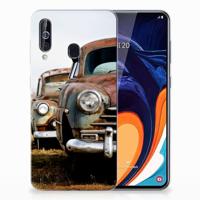 Samsung Galaxy A60 | Siliconen hoesje | met foto Vintage Auto