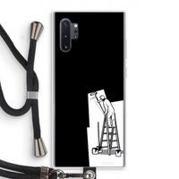 Musketon Painter: Samsung Galaxy Note 10 Plus Transparant Hoesje met koord