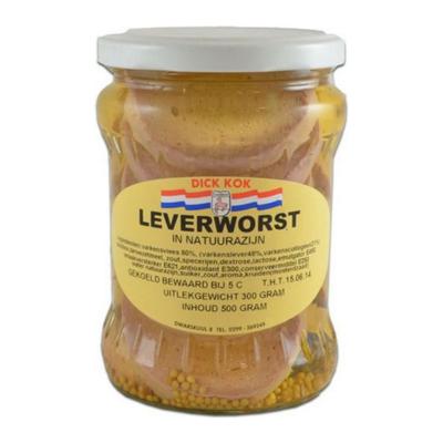 Dick Kok - Leverworst Plakken - 300g
