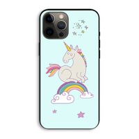 Regenboog eenhoorn: iPhone 12 Pro Max Biologisch afbreekbaar hoesje