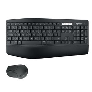 Logitech MK850 toetsenbord RF-draadloos + Bluetooth AZERTY Belgisch Zwart