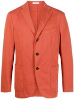 Boglioli blazer en coton à simple boutonnage - Orange