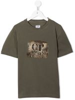 C.P. Company Kids t-shirt à logo imprimé - Vert