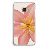 Pink Ellila Flower: Samsung A3 (2017) Transparant Hoesje