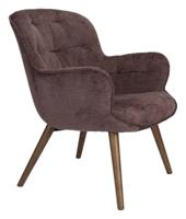 Dutchbone Fauteuil Lenn Velvet