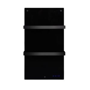 Eurom Sani 400 Comfort Infraroodpaneel badkamer 83.5x48.1cm Wifi 400watt Glas Zwart 350135