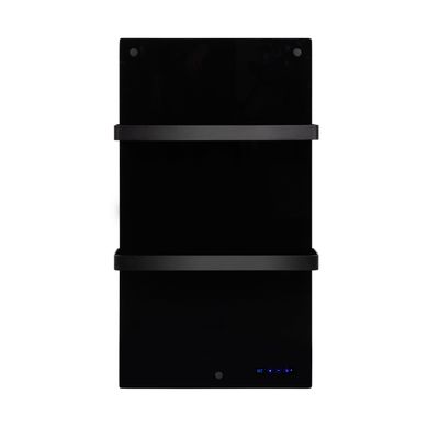 Eurom Sani 400 Comfort Infraroodpaneel badkamer 83.5x48.1cm Wifi 400watt Glas Zwart 350135