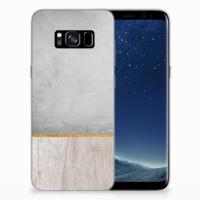 Samsung Galaxy S8 | Bumper Hoesje | Wood Concrete