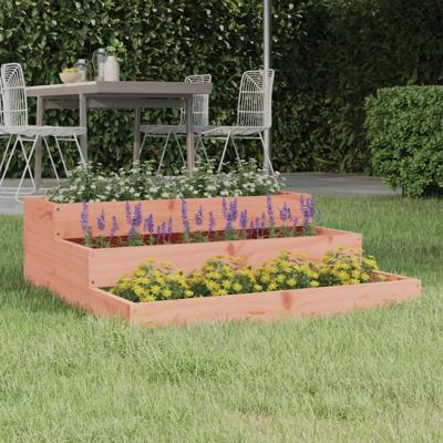 Plantenbak 78x78x27 cm massief douglashout