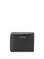 Acne Studios portefeuille pliant à logo - Noir - thumbnail