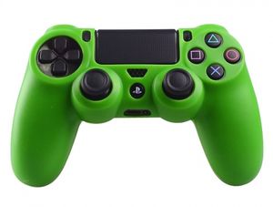 Silicone Beschermhoes voor PS4 Controller Cover Skin Groen