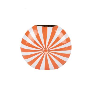 Vaas Candy Swirl Fel Oranje En Wit