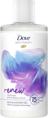Dove Bath Therapy Renew Bath & Shower Gel Wild Violet & Pink Hibiscus Scent