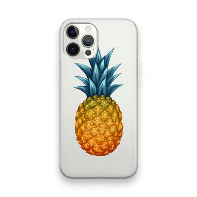 Grote ananas: iPhone 12 Pro Transparant Hoesje