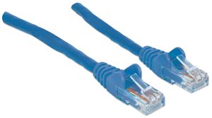 Intellinet 730464 RJ45 Netwerkkabel, patchkabel CAT 6 U/UTP 20.00 m Blauw 1 stuk(s)