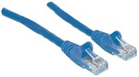 Intellinet 350785 RJ45 Netwerkkabel, patchkabel CAT 6A S/FTP 7.50 m Blauw Folie afscherming, Afscherming gevlochten, Halogeenvrij 1 stuk(s) - thumbnail