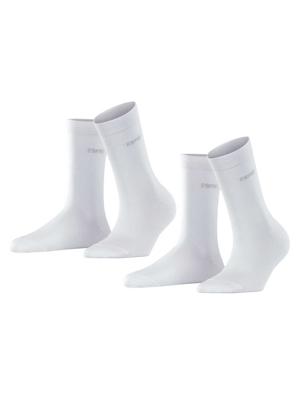 Esprit - 2p Socks - Uni Women - wit, Maat:39-42
