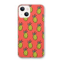 Ananas: iPhone 13 mini Transparant Hoesje