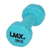 LMX. Vinyl dumbbellset l 2kg l Blauw