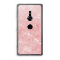 Roze marmer: Sony Xperia XZ2 Transparant Hoesje
