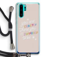 Right Place: Huawei P30 Pro Transparant Hoesje met koord
