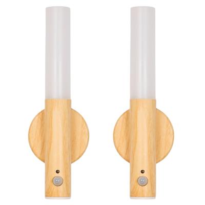 Home Deco Factory Nachtlamp / wandlamp - 2x - portable / afstandsbediening - oplaadbaar - 13 cm Home Deco Factory Nachtlamp / wandlamp - 2x - portable / afstandsbediening - oplaadbaar - 13 cm