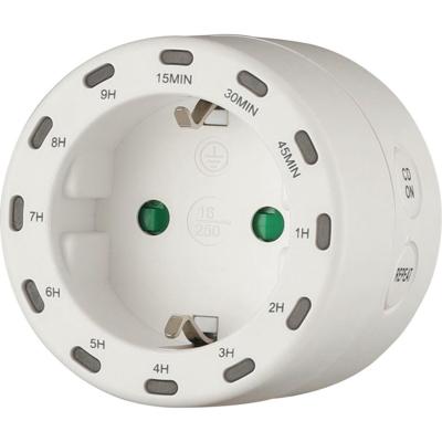 Tijdschakelaar rond - programmeerbaar tot 9 uur - 2800W - 230 Volt