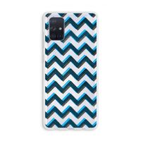 Onderbroken lijn: Galaxy A71 Transparant Hoesje