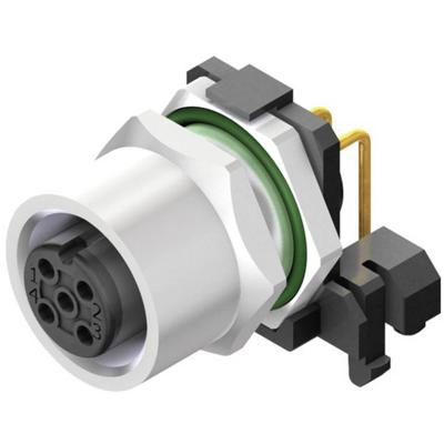 Weidmüller 2423450000 Sensor/actuator inbouwconnector M12 Aantal polen (sensoren): 4 Bus, inbouw horizontaal 10 stuk(s)