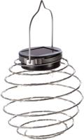 Set van 2 spiraalvormige hanglampen op zonne-energie - GALIX - G2619 - Hoogte 18,2 cm - Diameter 12 cm - 16 micro-LED's - Meerkleurig - 3 lumen