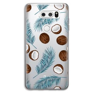 Kokosnoot roze: LG V30 Transparant Hoesje
