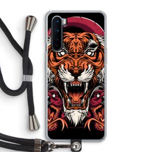 Tiger and Rattlesnakes: OnePlus Nord Transparant Hoesje met koord