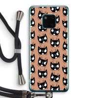 Kat: Huawei Mate 20 Pro Transparant Hoesje met koord