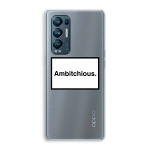 Ambitchious: Oppo Find X3 Neo Transparant Hoesje