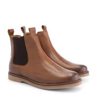 Travelin&apos; Women - chelsea flat sole - Cognac - Maat 37