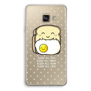 Sleep All Day: Samsung A3 (2017) Transparant Hoesje