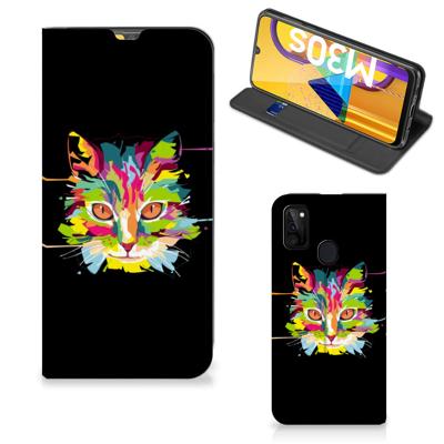 Samsung Galaxy M30s | M21 Magnet Case Cat Color Samsung Galaxy M30s | M21 Magnet Case Cat Color