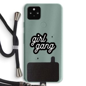 Girl Gang: Pixel 5a 5G Transparant Hoesje met koord