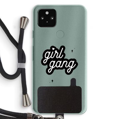 Girl Gang: Pixel 5a 5G Transparant Hoesje met koord