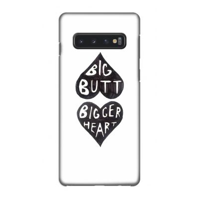 Big butt bigger heart: Samsung Galaxy S10 4G Volledig Geprint Hoesje