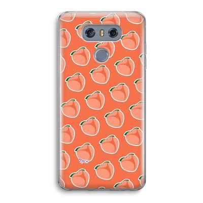 Just peachy: LG G6 Transparant Hoesje